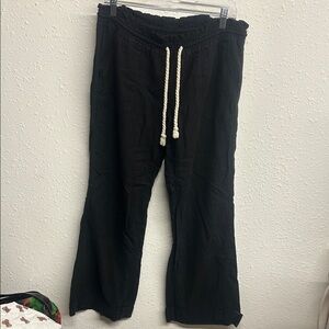 Roxy Black Swim Coverup Pants